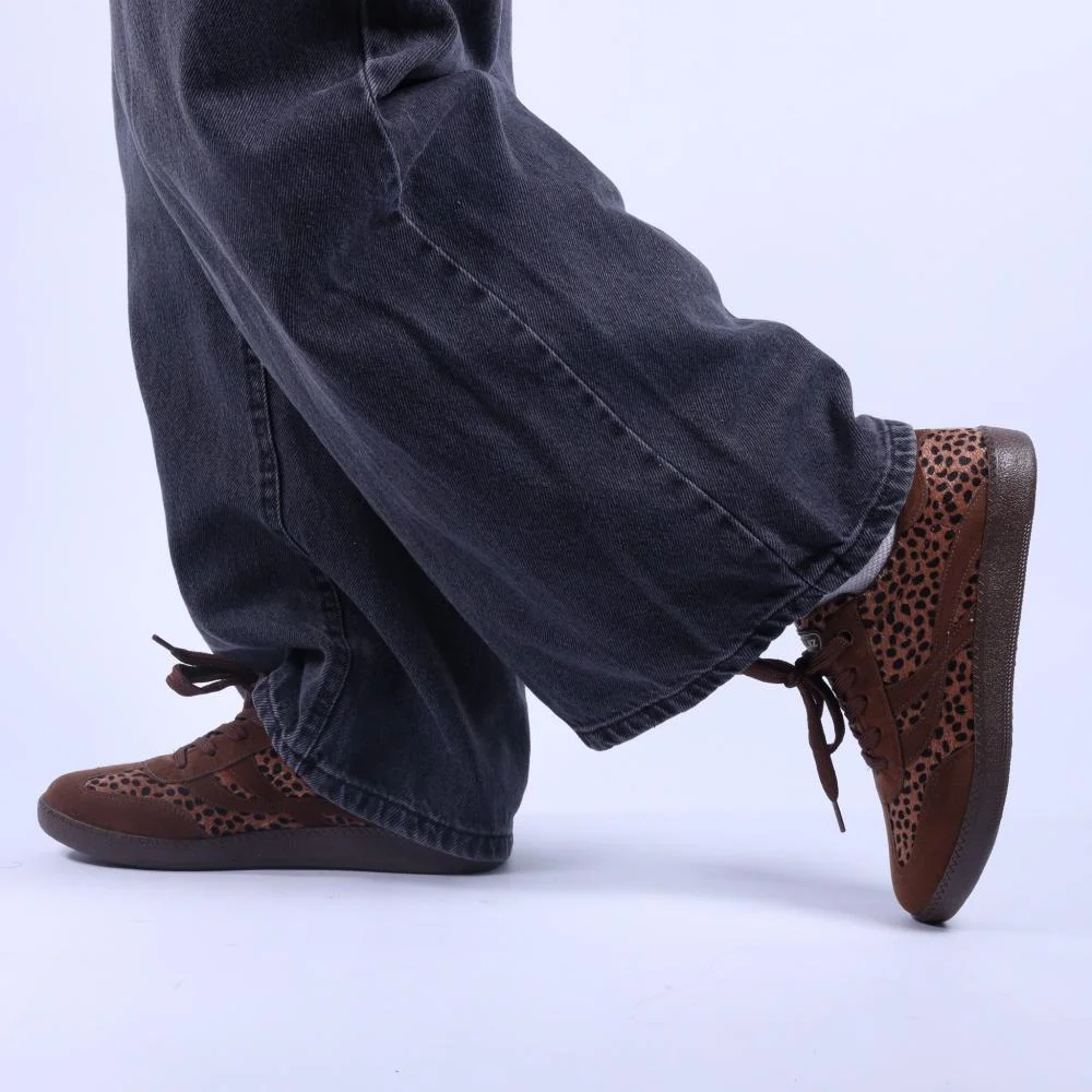 Tênis Feminino Quiz 69-1739 Leopardo Marrom 3