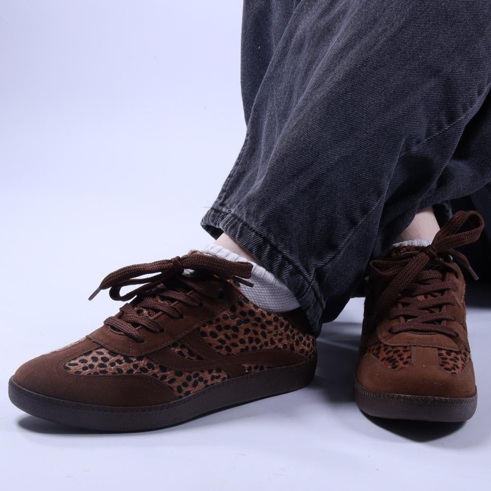 Tênis Feminino Quiz 69-1739 Leopardo Marrom 7