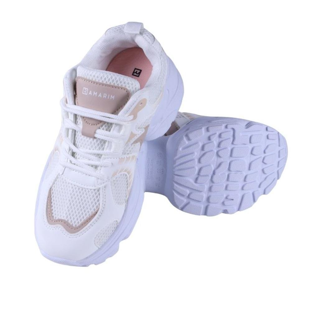 Tênis Ramarim Feminino Chunky 2582231 Gelo Branco 4