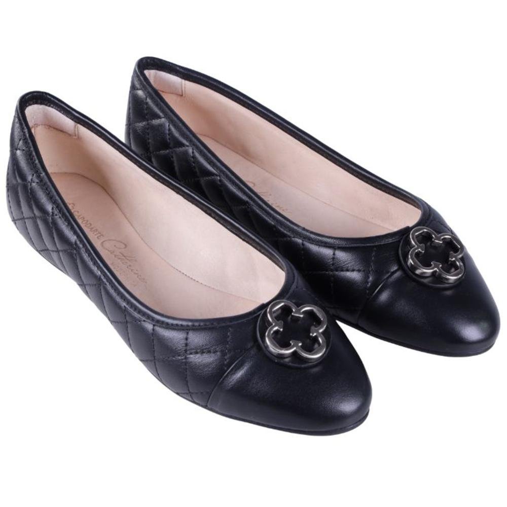 Sapatilha Capodarte Feminina Catherine Modernita 4015038 Preto Preto 6