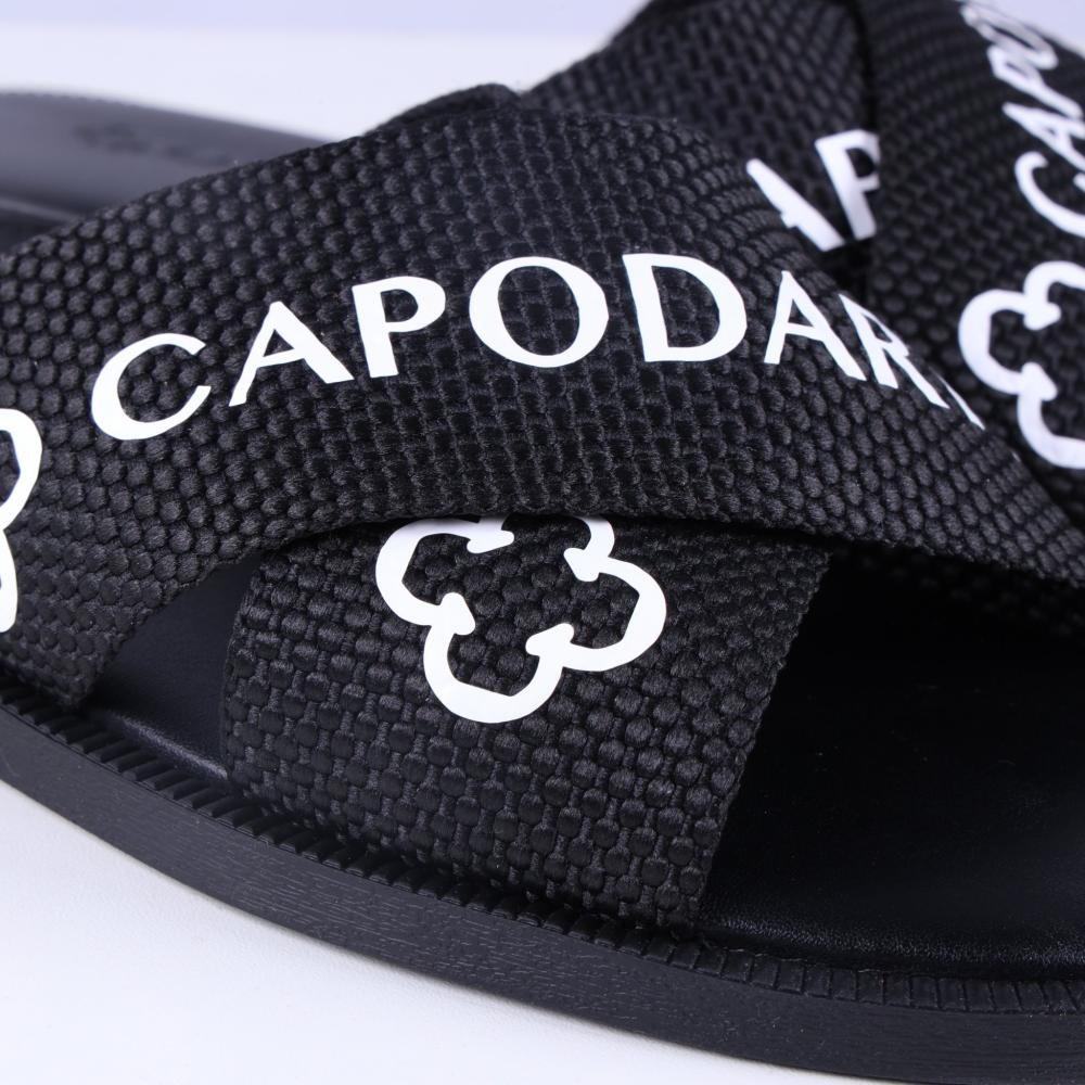 Rasteirinha Capodarte Feminina 4018438 Preto Preto 2