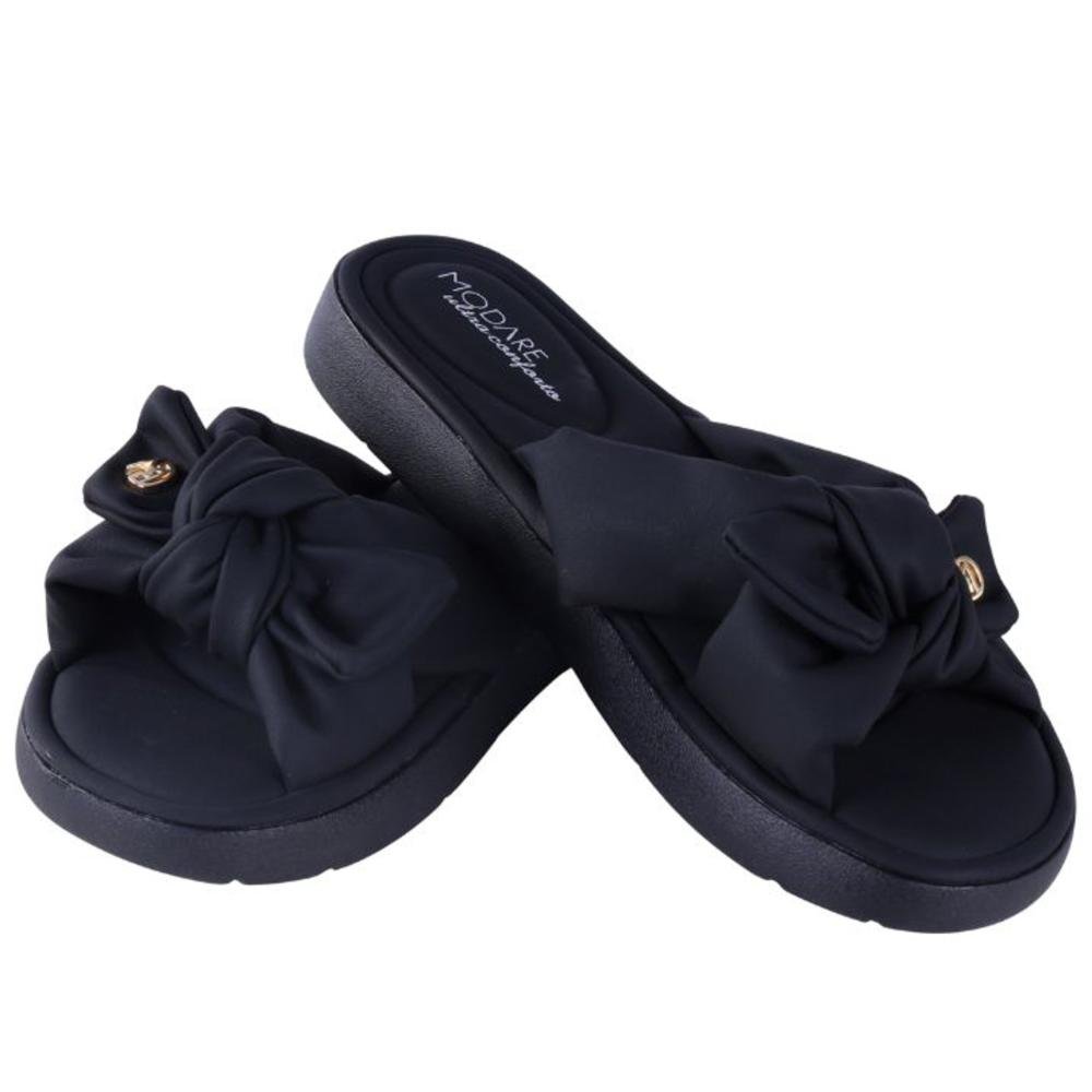 Chinelo Papete Feminino Modare 7208.101 Preto NP Preto 7