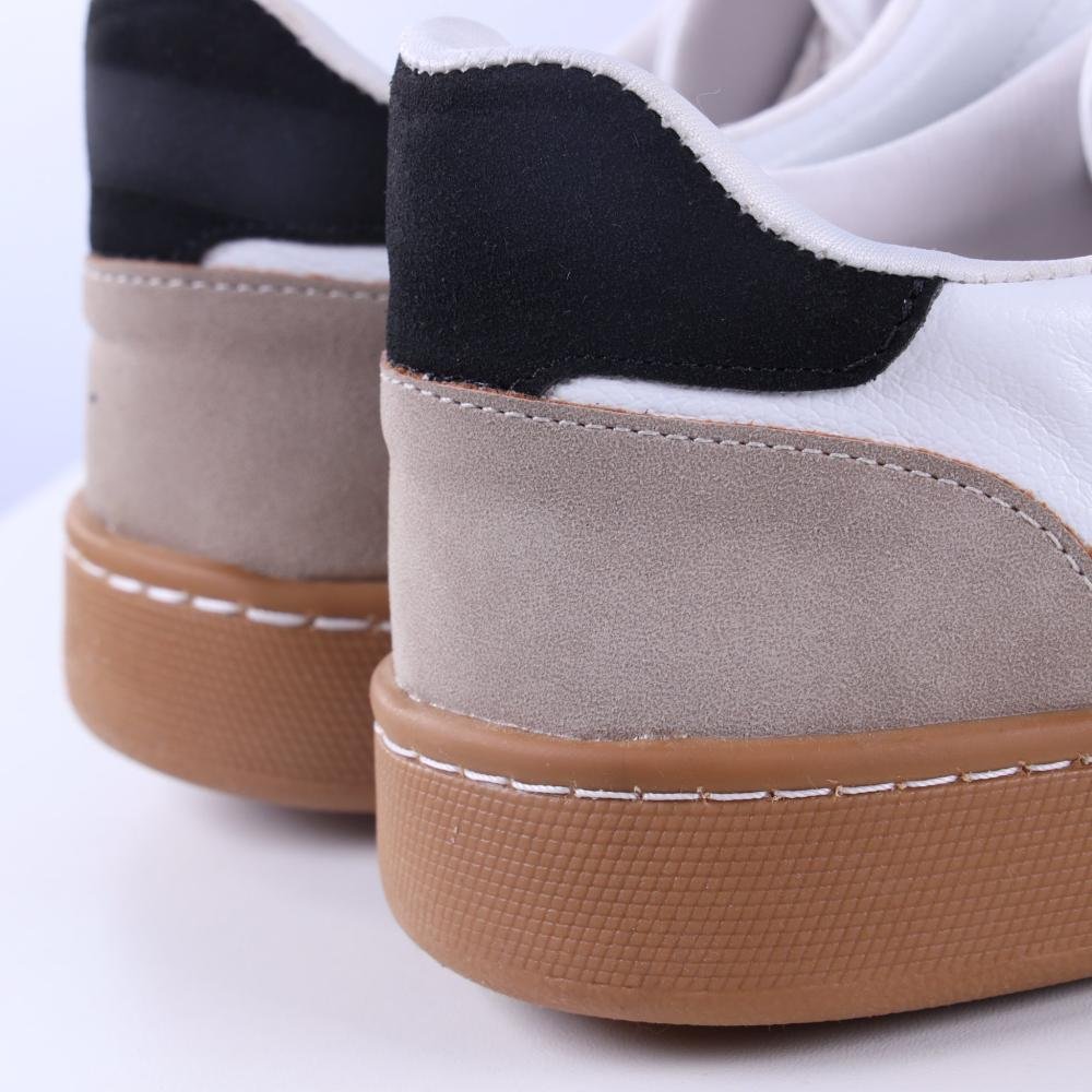 Tênis Zariff Feminino Casual 5272.11395 Branco/Onça Branco 3