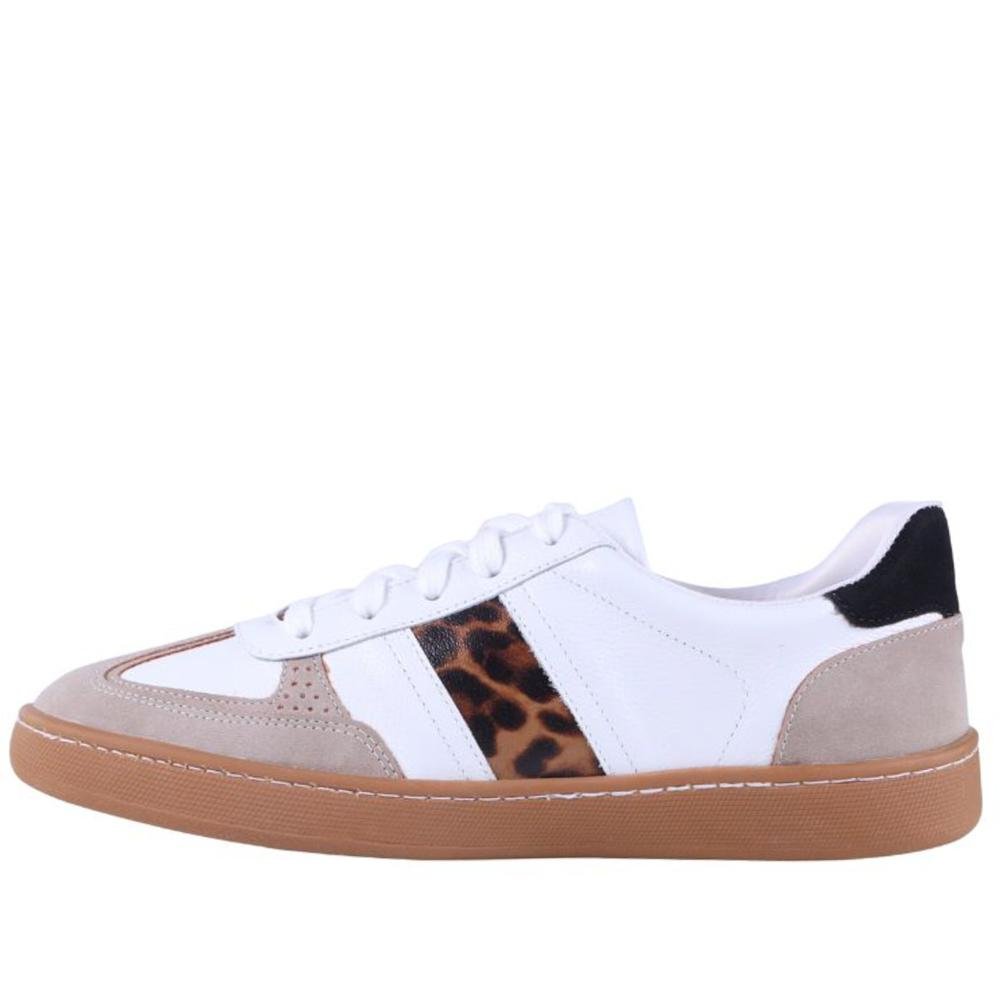 Tênis Zariff Feminino Casual 5272.11395 Branco/Onça Branco 5