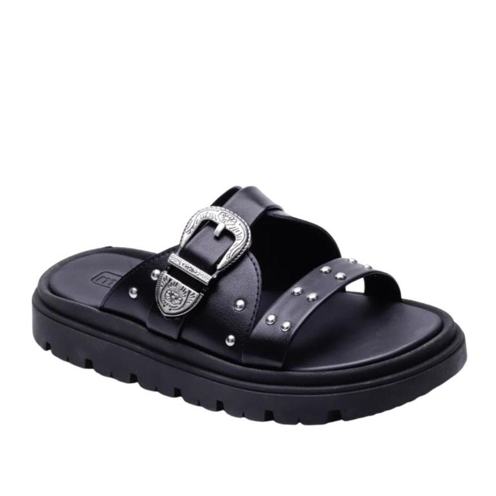 Sandália Feminina Moleca 5504,103 Preto Preto 3