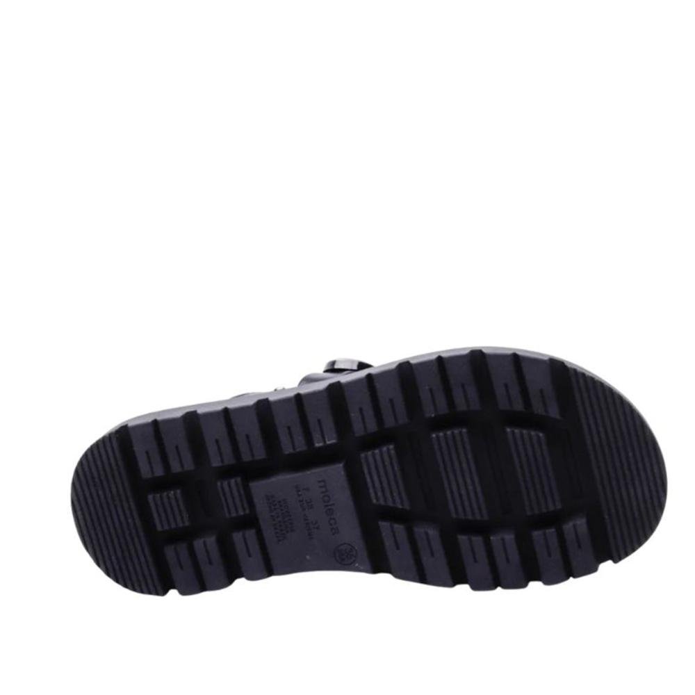 Sandália Feminina Moleca 5504,103 Preto Preto 5
