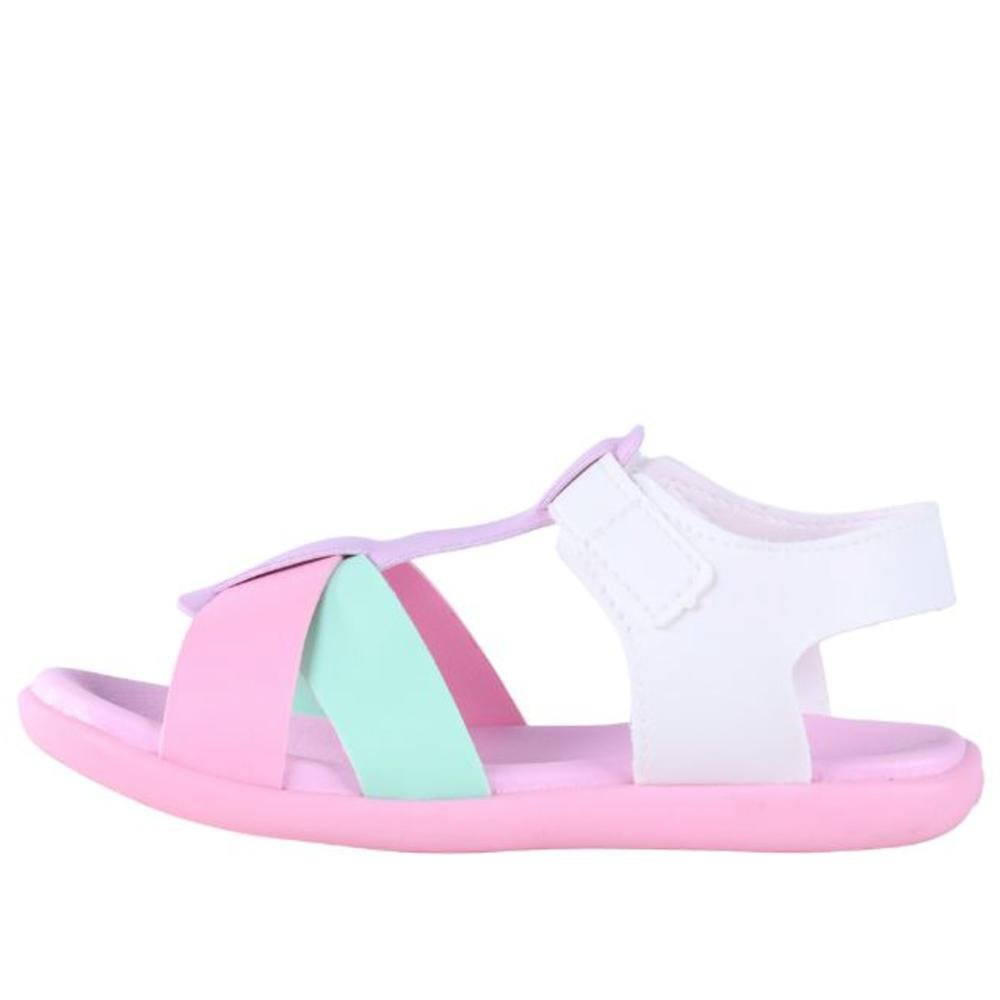 Sandália Infantil Feminina Bibi 118819 Branco/Rosa Rosa 7