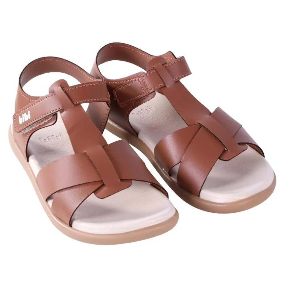 Sandália Infantil Masculina Bibi 11881 Caramelo Marrom 2