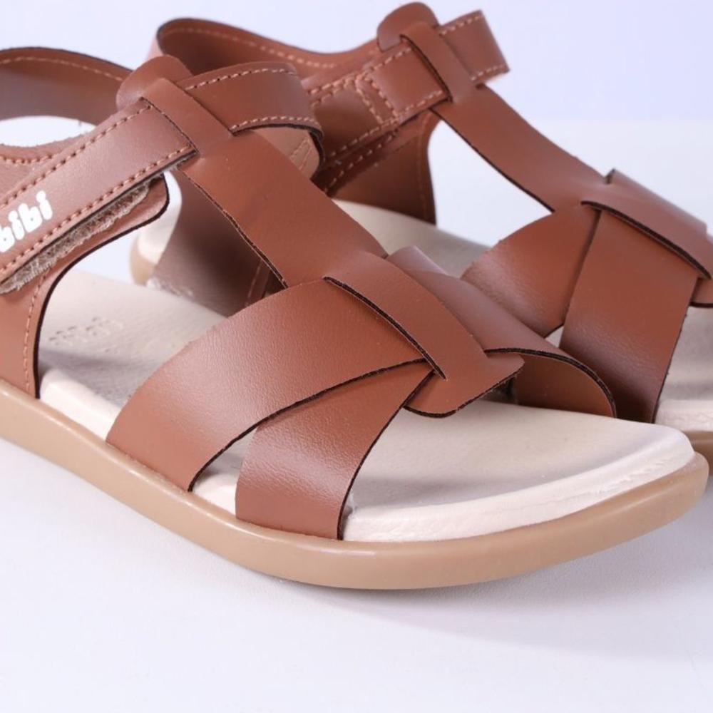 Sandália Infantil Masculina Bibi 11881 Caramelo Marrom 6