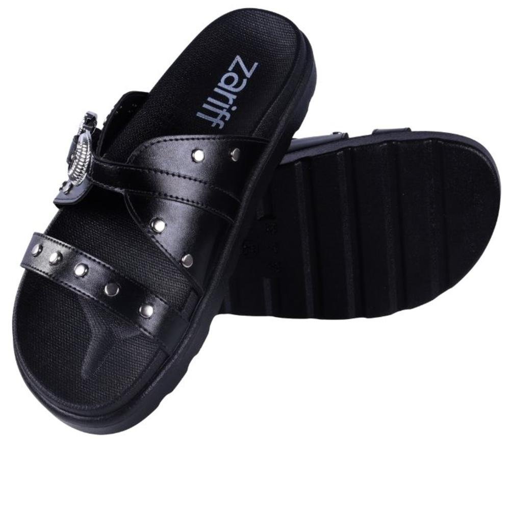 Papete Zariff Feminina 3048.1080 Preto Preto 4