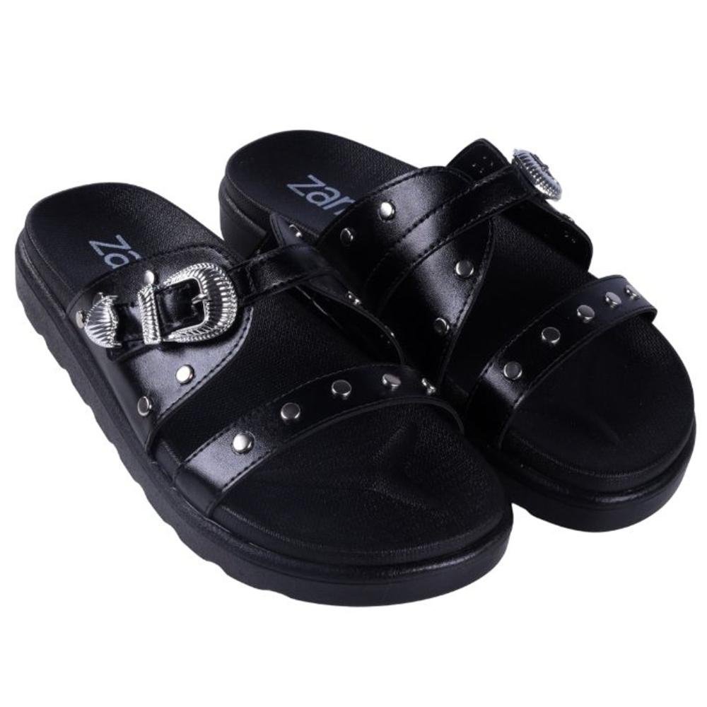 Papete Zariff Feminina 3048.1080 Preto Preto 5