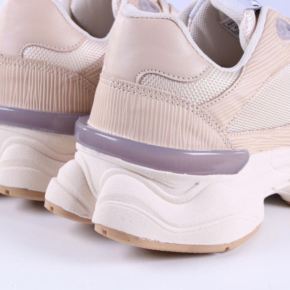 Tênis Esportivo com Recortes Lança Perfume 537te001209 Off White Bege 3