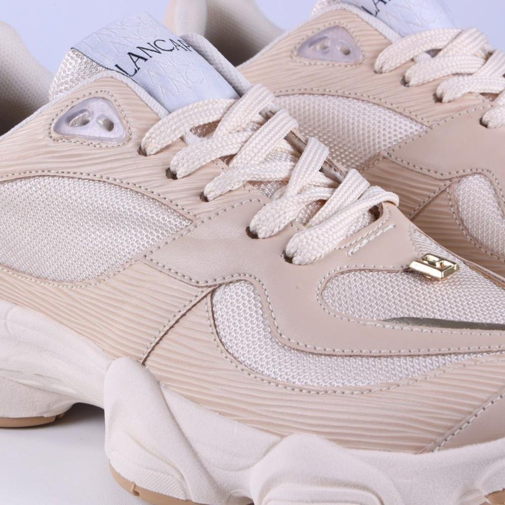 Tênis Esportivo com Recortes Lança Perfume 537te001209 Off White Bege 2