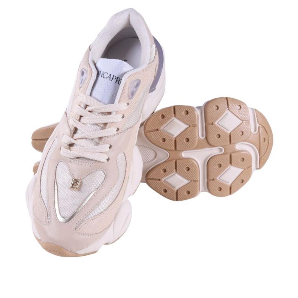 Tênis Esportivo com Recortes Lança Perfume 537te001209 Off White Bege 5