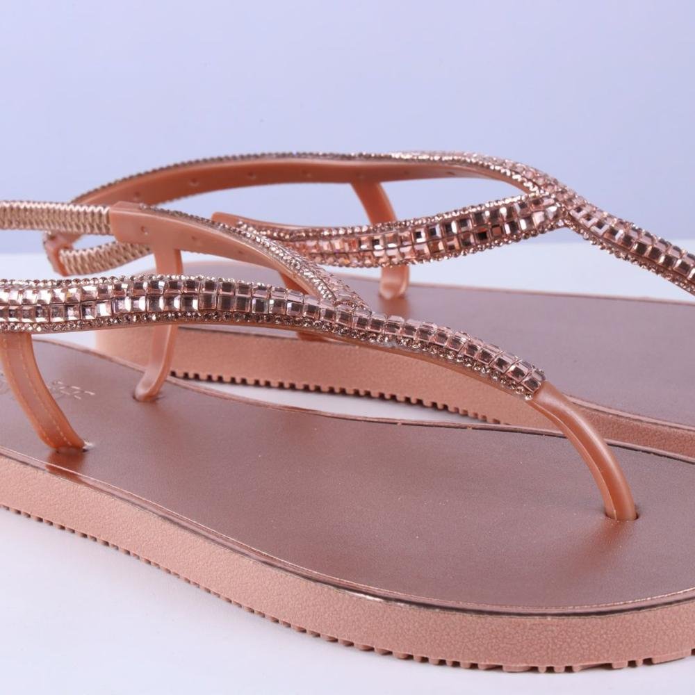 Rasteirinha Feminina Zariff Sd2402 Cobre Cobre 2