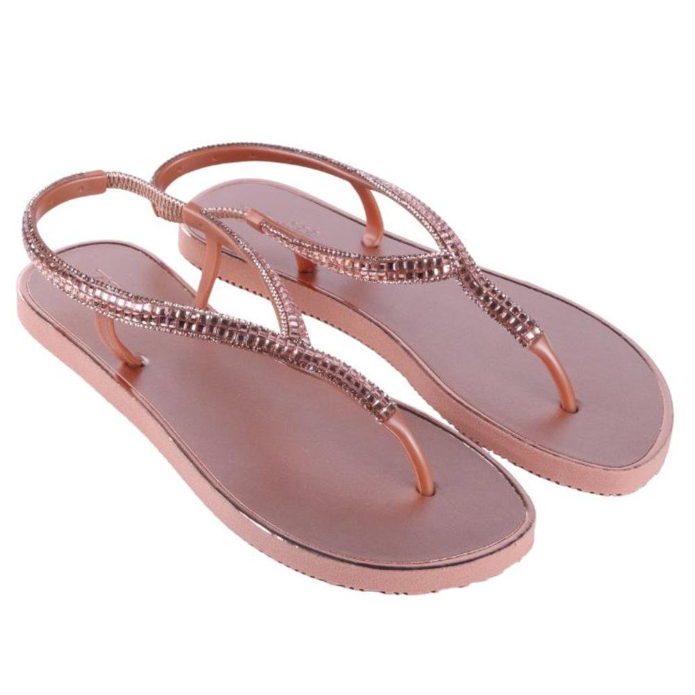 Rasteirinha Feminina Zariff Sd2402 Cobre Cobre 4