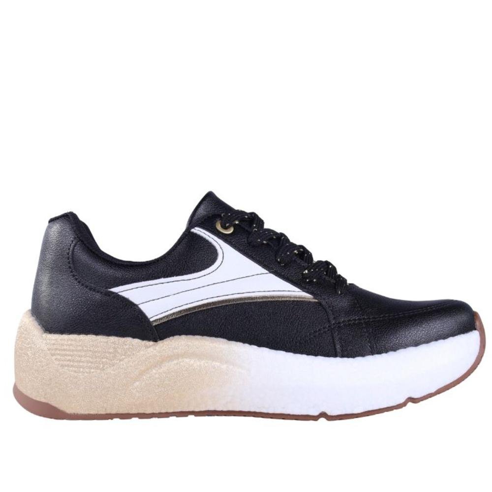 Tênis Feminino Beira Rio 4327.204 Preto/Branco