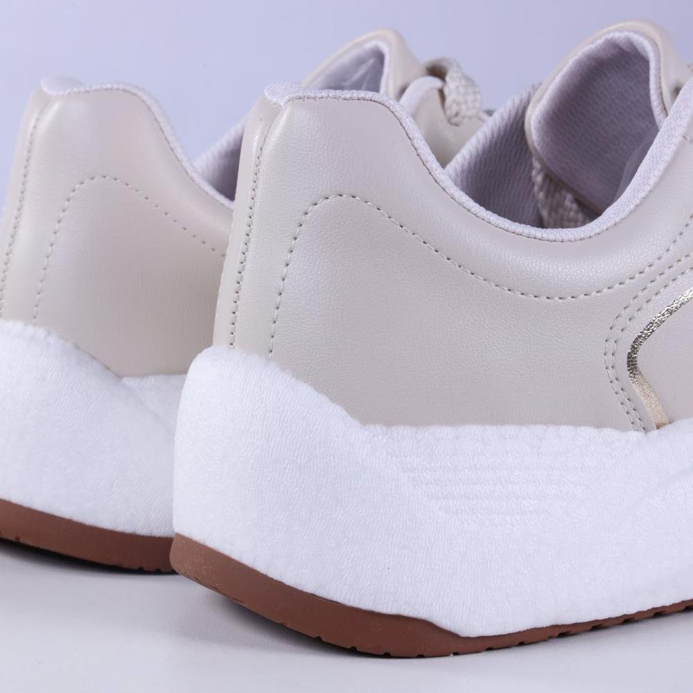 Tênis Feminino Beira Rio 4327.101 Offwhite Bege 5