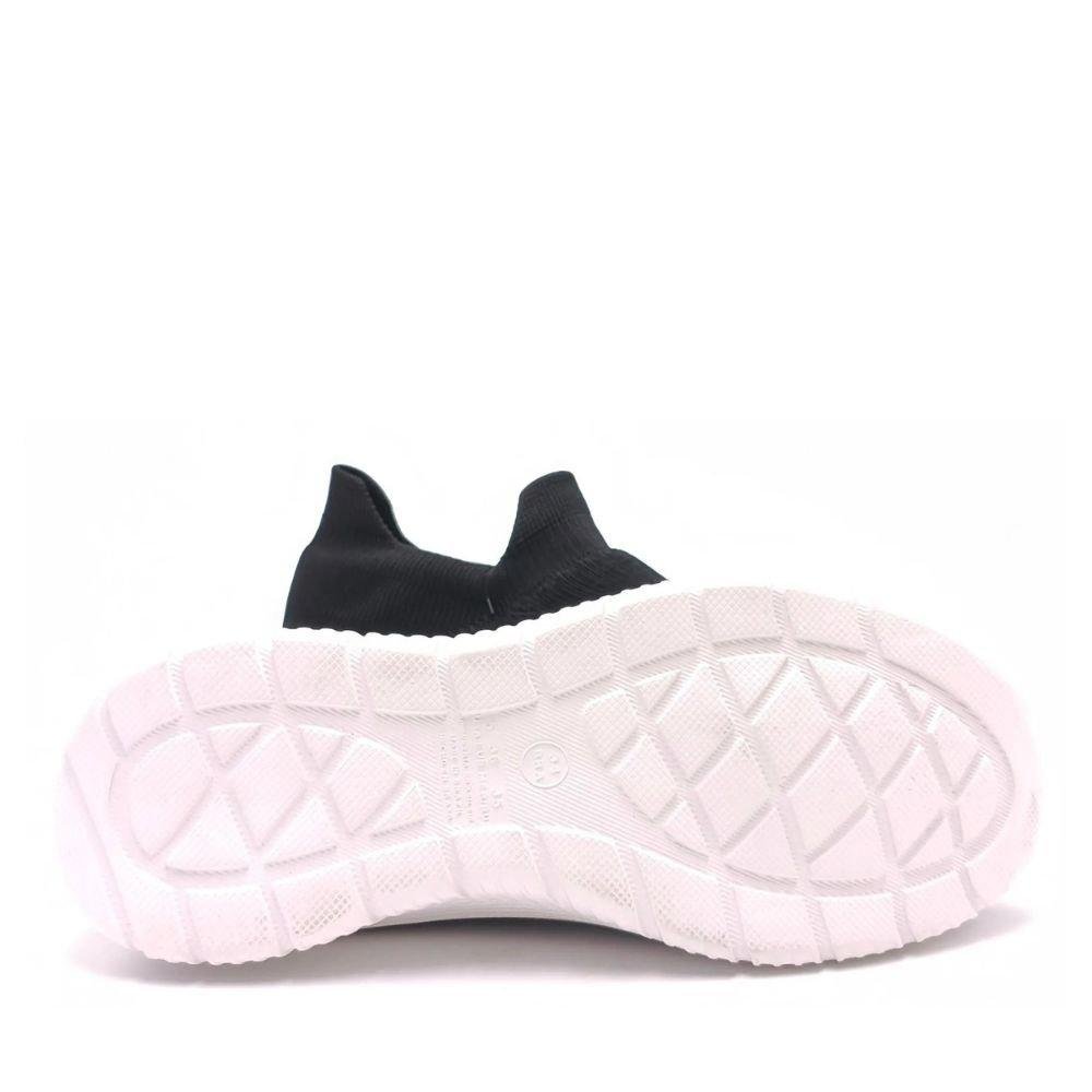 Tênis Beira Rio Feminino Slip On 4332.101 Preto Preto 6