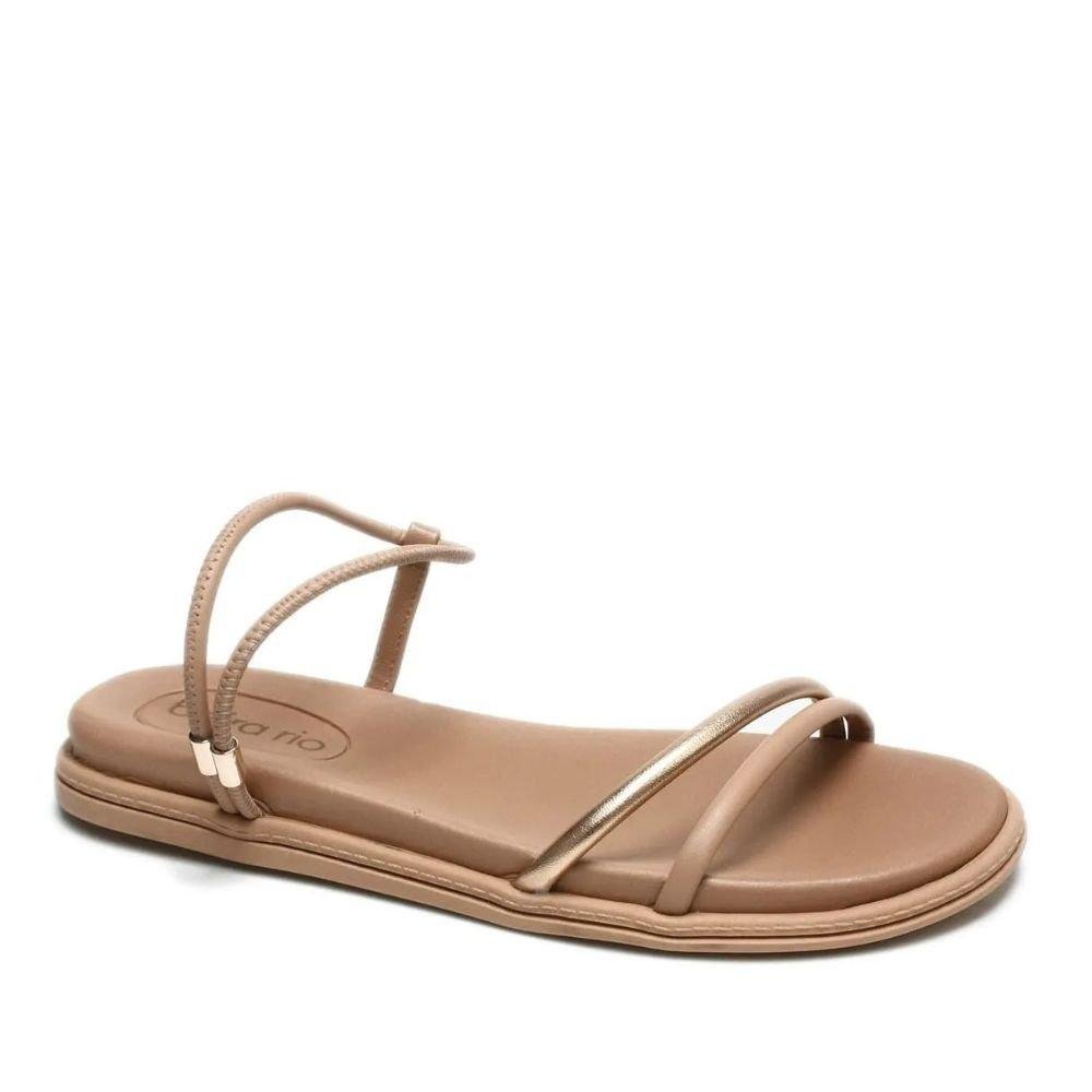 Sandália Rasteira Beira Rio Feminina 8488,113 Nude