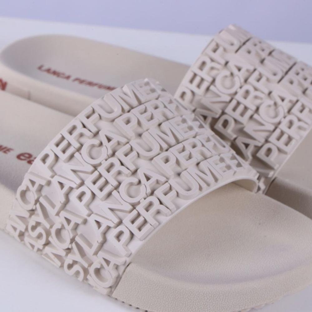 Chinelo Feminino Lança Perfume 537sl000125 Off White Cinza 2