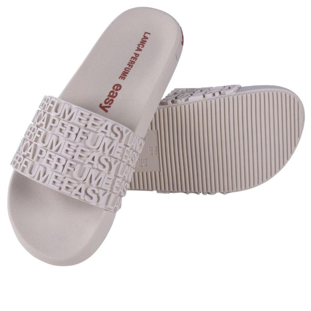 Chinelo Feminino Lança Perfume 537sl000125 Off White Cinza 3