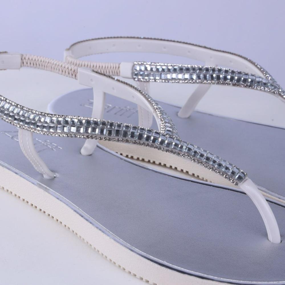 Rasteirinha Feminina Zariff Sd2402 Prata Prata 2