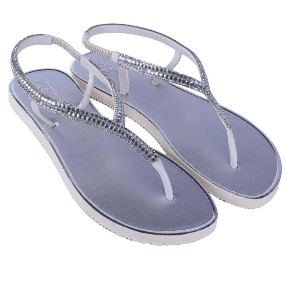 Rasteirinha Feminina Zariff Sd2402 Prata Prata 3