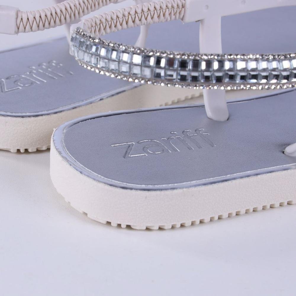 Rasteirinha Feminina Zariff Sd2402 Prata Prata 5