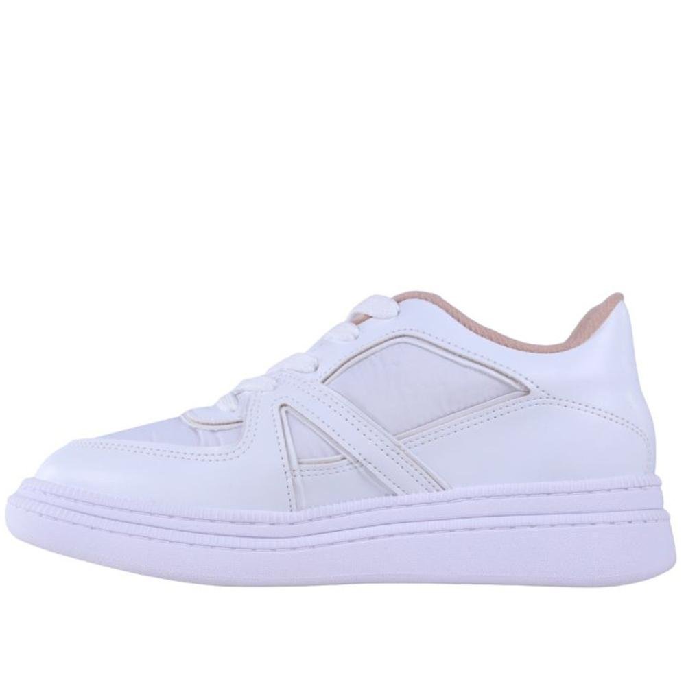 Tênis Feminino Moleca Casual 5816,108 Branco Branco 6