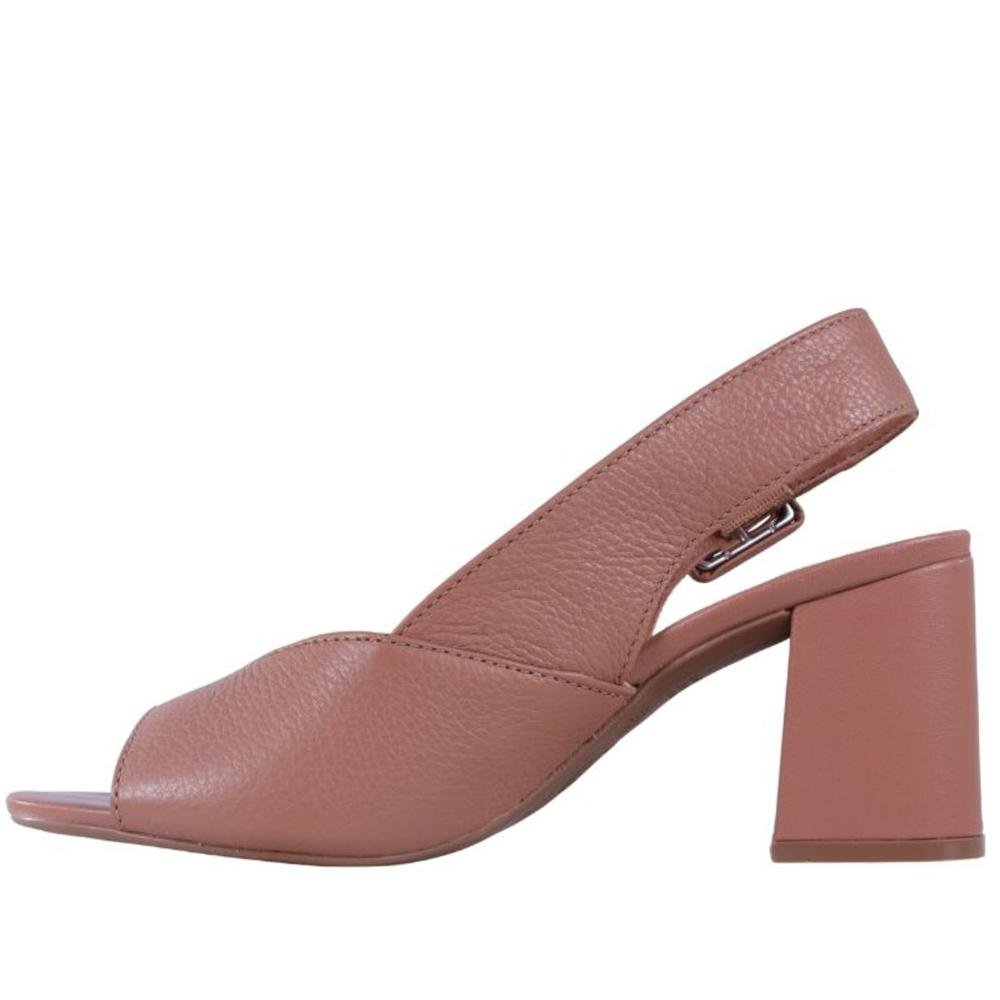 Sandália Feminina Bottero com Salto Bloco 374004 Mouse Marrom 12