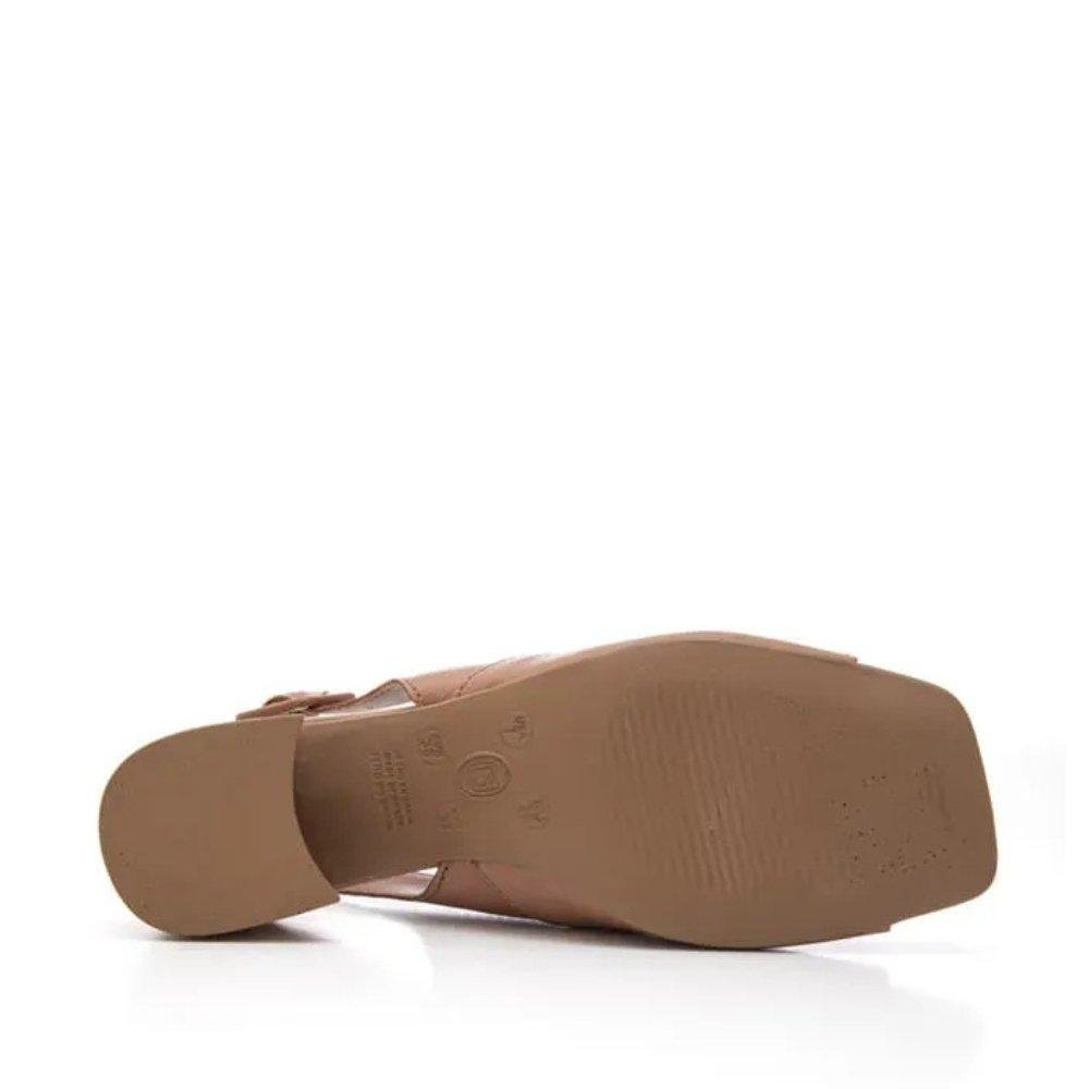Sandália Feminina Bottero com Salto Bloco 374004 Mouse Marrom 5