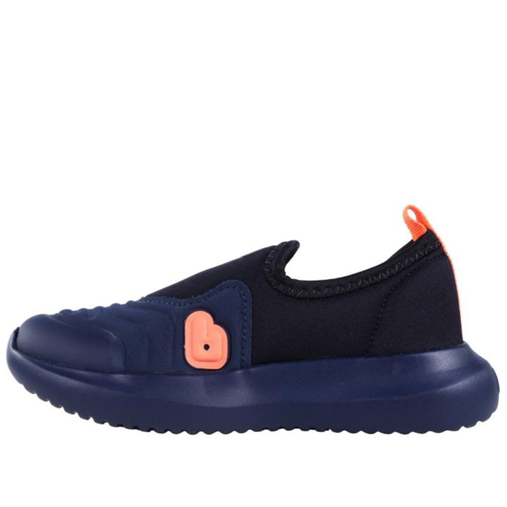Tênis Infantil Masculino Slip-on Bibi 1232168 Preto/Marinho Azul 3