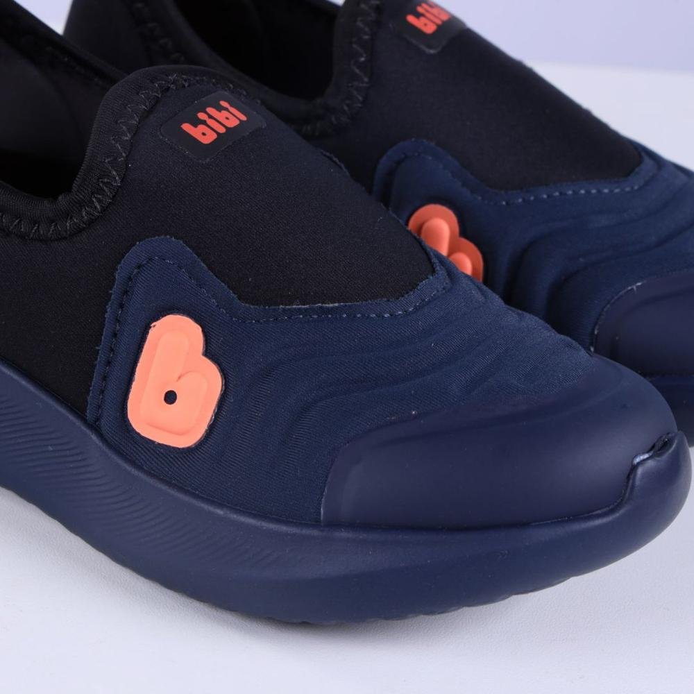 Tênis Infantil Masculino Slip-on Bibi 1232168 Preto/Marinho Azul 4