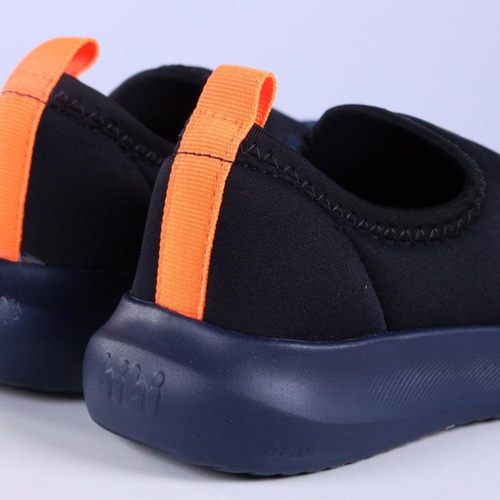 Tênis Infantil Masculino Slip-on Bibi 1232168 Preto/Marinho Azul 6