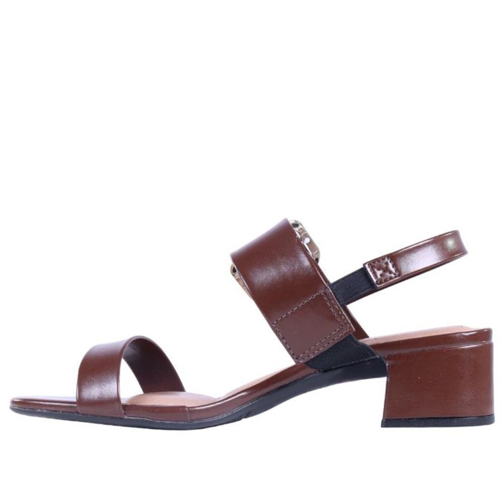 Sandália Beira Rio Feminina Napa Madri 8345,644 Conhaque Marrom 7