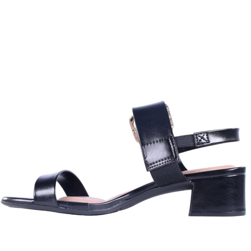 Sandália Beira Rio Feminina Napa Madri 8345,644 Preto Preto 7