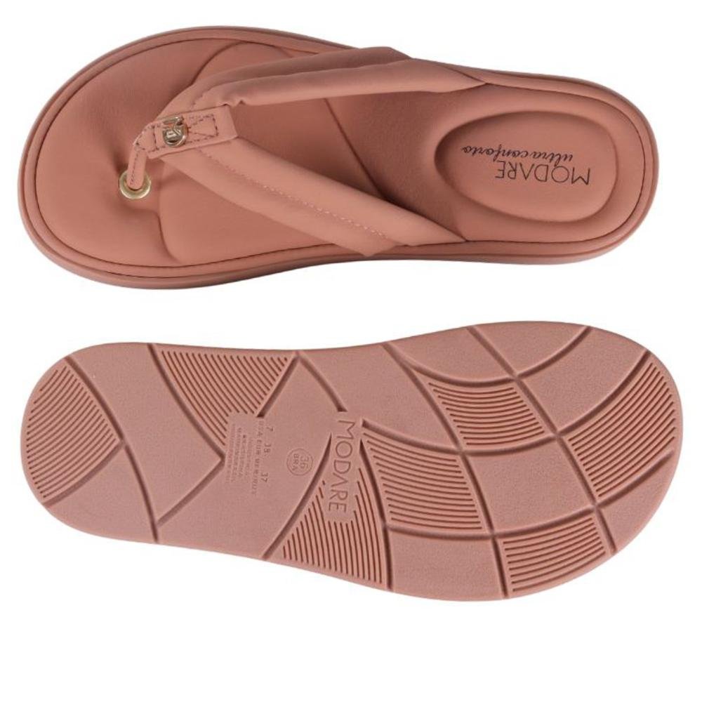 Chinelo Modare Feminino Ultra Conforto 7208.109 Nude Nude 4