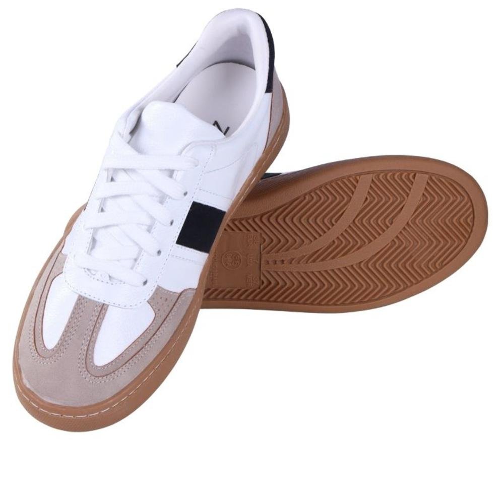 Tênis Zariff Feminino Casual 5272.11395 Branco/Preto Branco 3