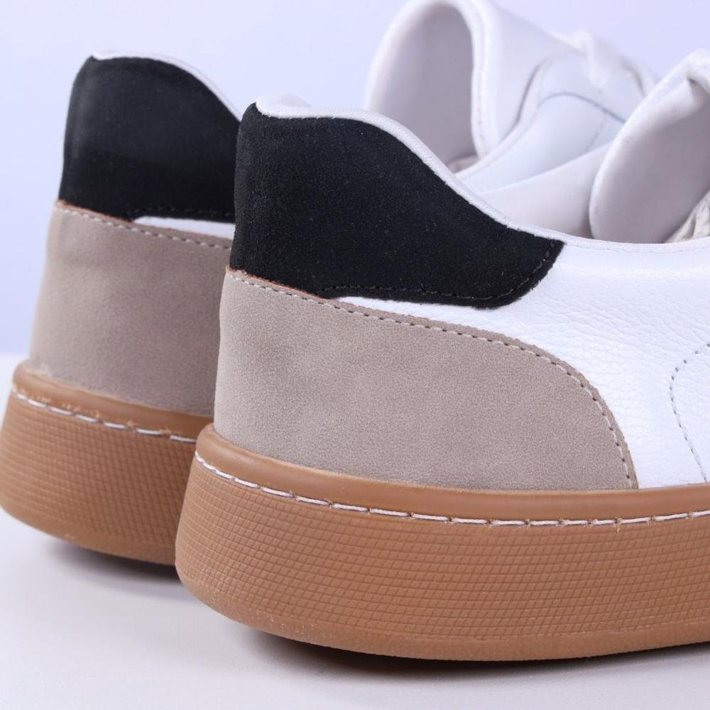 Tênis Zariff Feminino Casual 5272.11395 Branco/Preto Branco 5