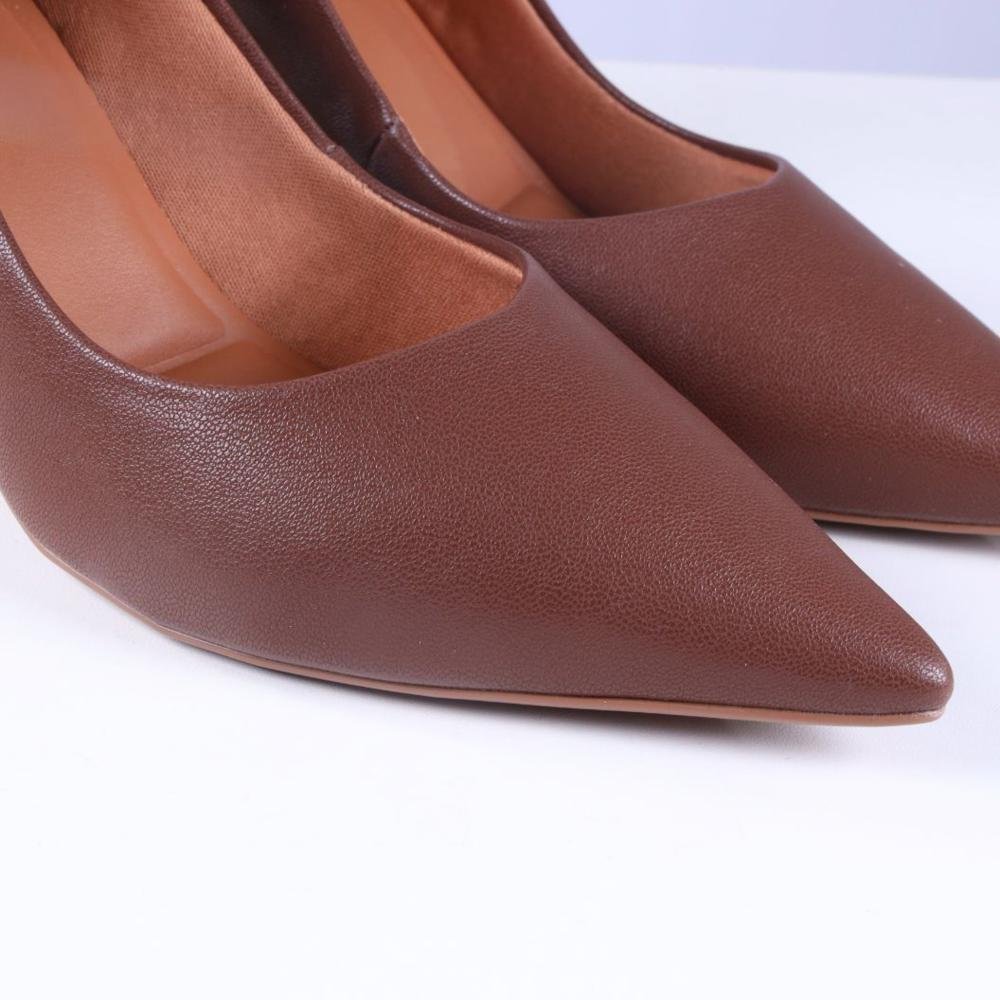 Scarpin Feminino Zariff 7021-230 Chocolate Marrom 3