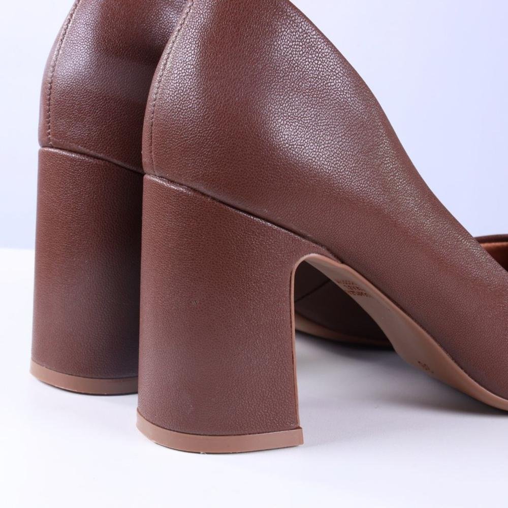 Scarpin Feminino Zariff 7021-230 Chocolate Marrom 4