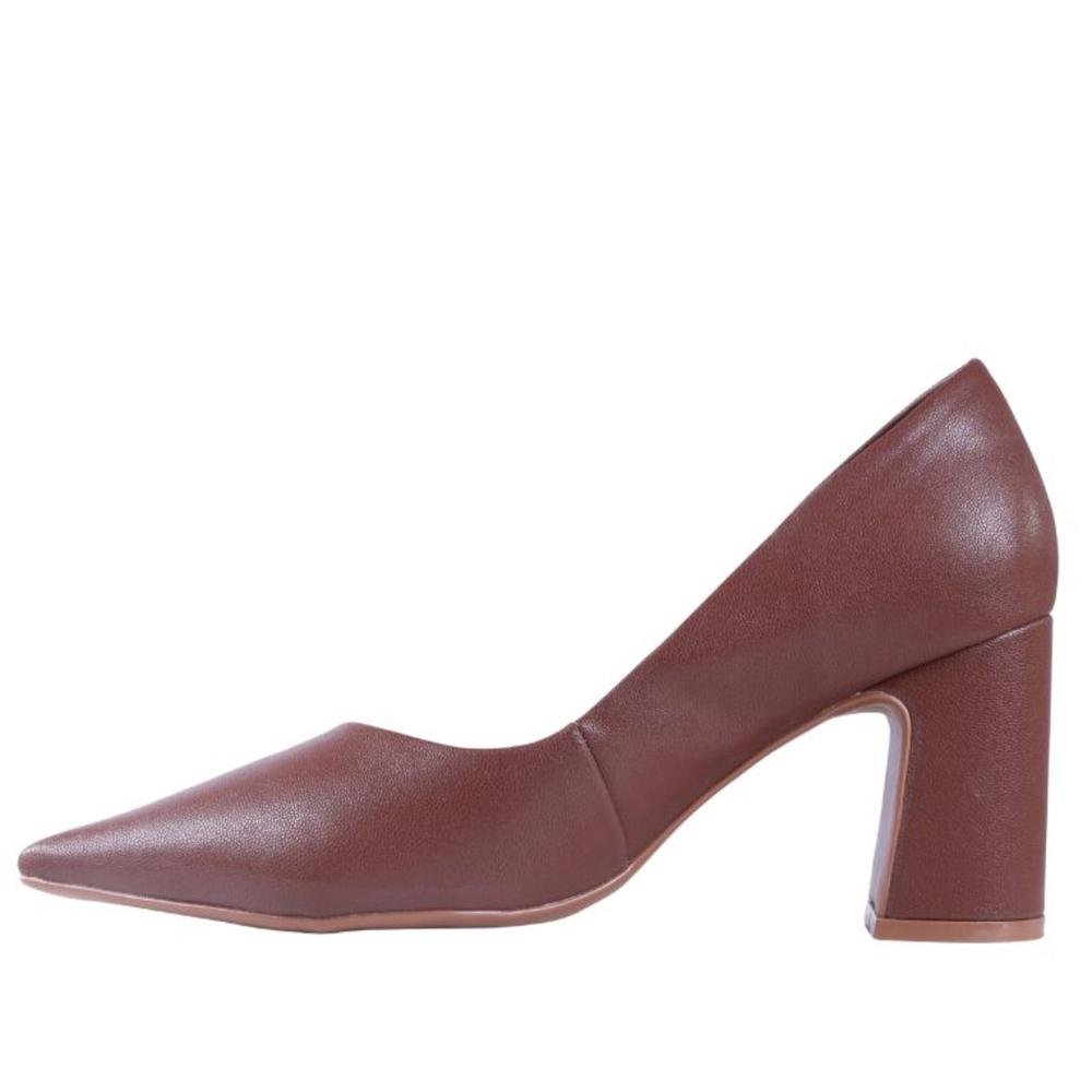 Scarpin Feminino Zariff 7021-230 Chocolate Marrom 6