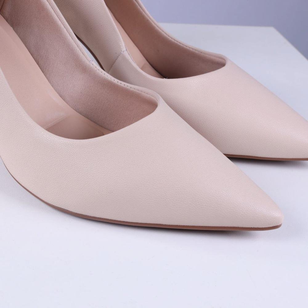 Scarpin Feminino Zariff 7021-230 Nude Bege 3