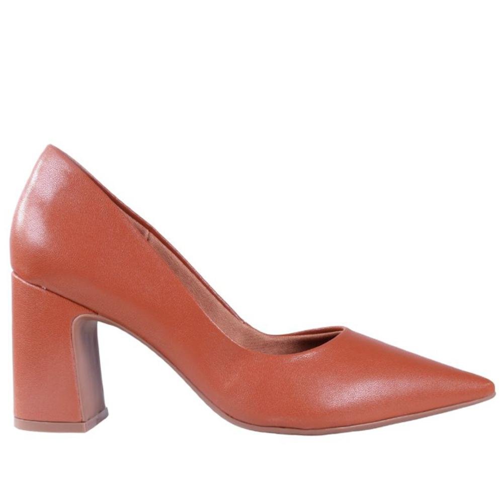 Scarpin Feminino Zariff 7021-230 Caramelo
