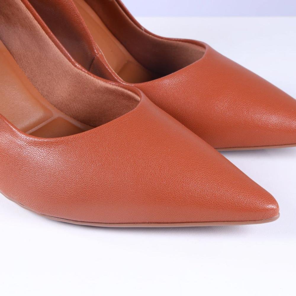 Scarpin Feminino Zariff 7021-230 Caramelo Marrom 3
