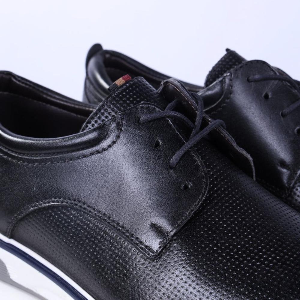 Sapato Masculino Zariff 0759 Preto Preto 4