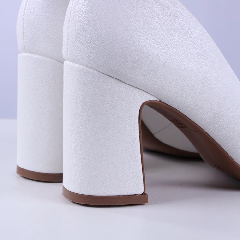 Scarpin Feminino Zariff 7021-230 Branco Branco 4
