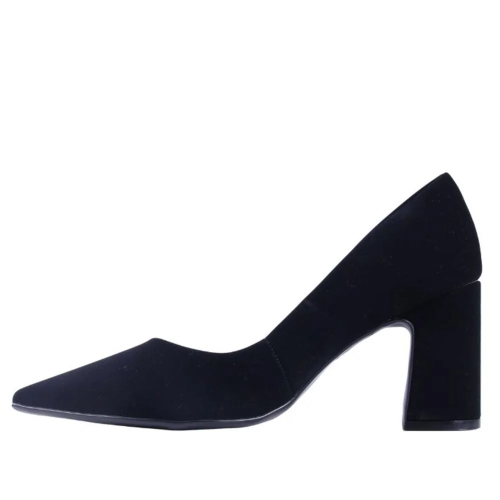 Scarpin Feminino Zariff 7021-230 Preto Nobuck Preto 5