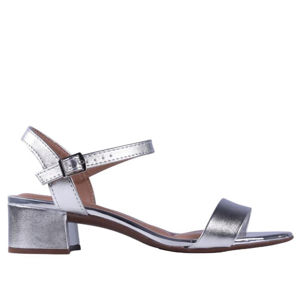 Sandália Beira Rio Feminino 8345,602 Prata